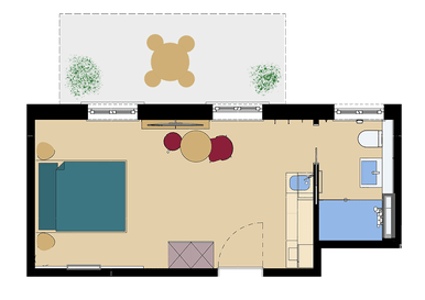 DZ Balkon Grundriss